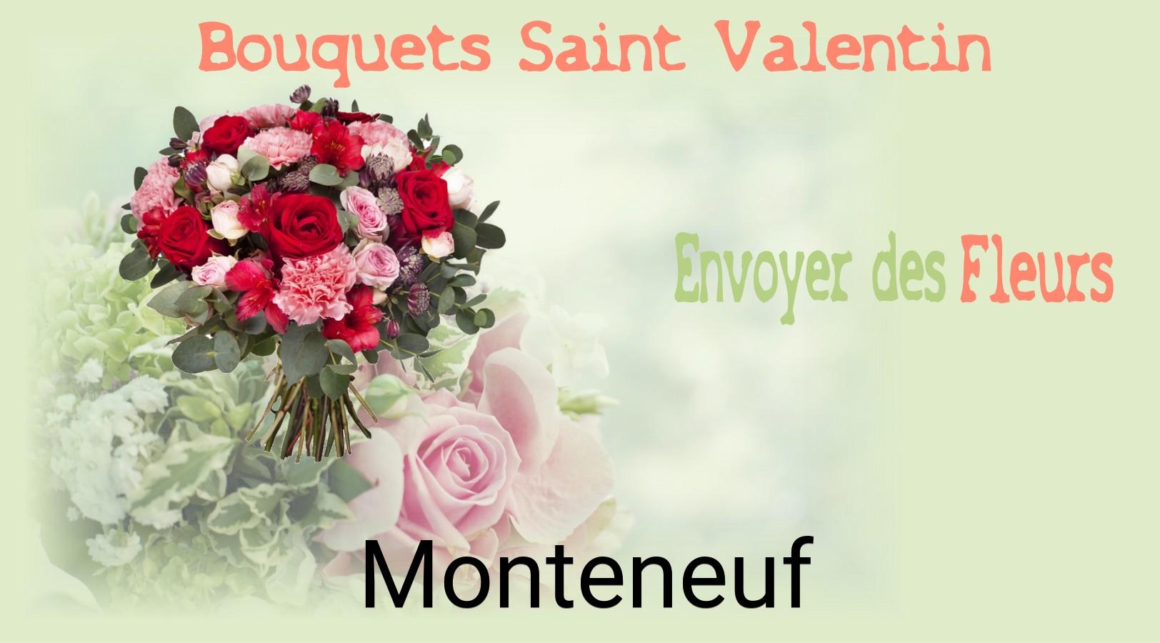 Roses de Saint-Valentin livrées à Monteneuf